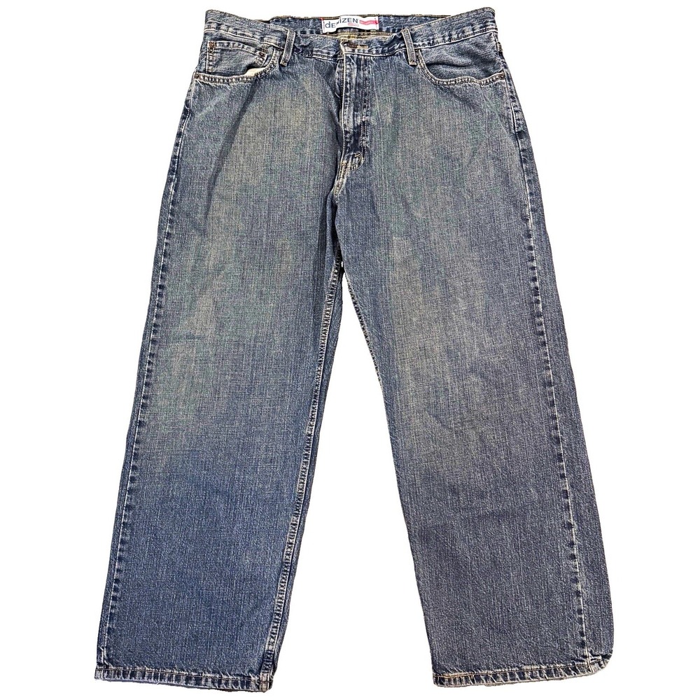 Denizen From Levis 299 Loose Fit Jeans Mens 38x30 Fits 37x27 Medium Wash Denim